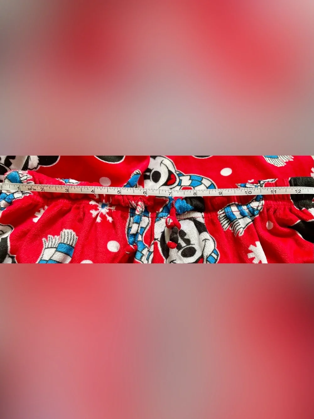Disney Mickey Mouse Christmas Pajama Pants – Women’s Medium - Picture 8 of 9